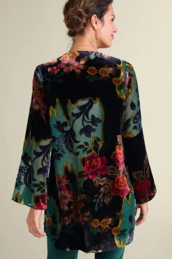 Online Soft Surroundings Aaliyah Floral Velvet Topper SecretGardenBurnout