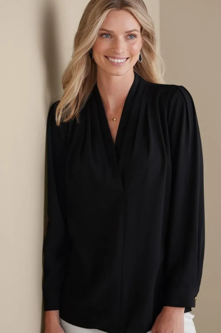 New Soft Surroundings Akira Blouse