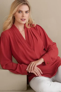 New Soft Surroundings Akira Blouse