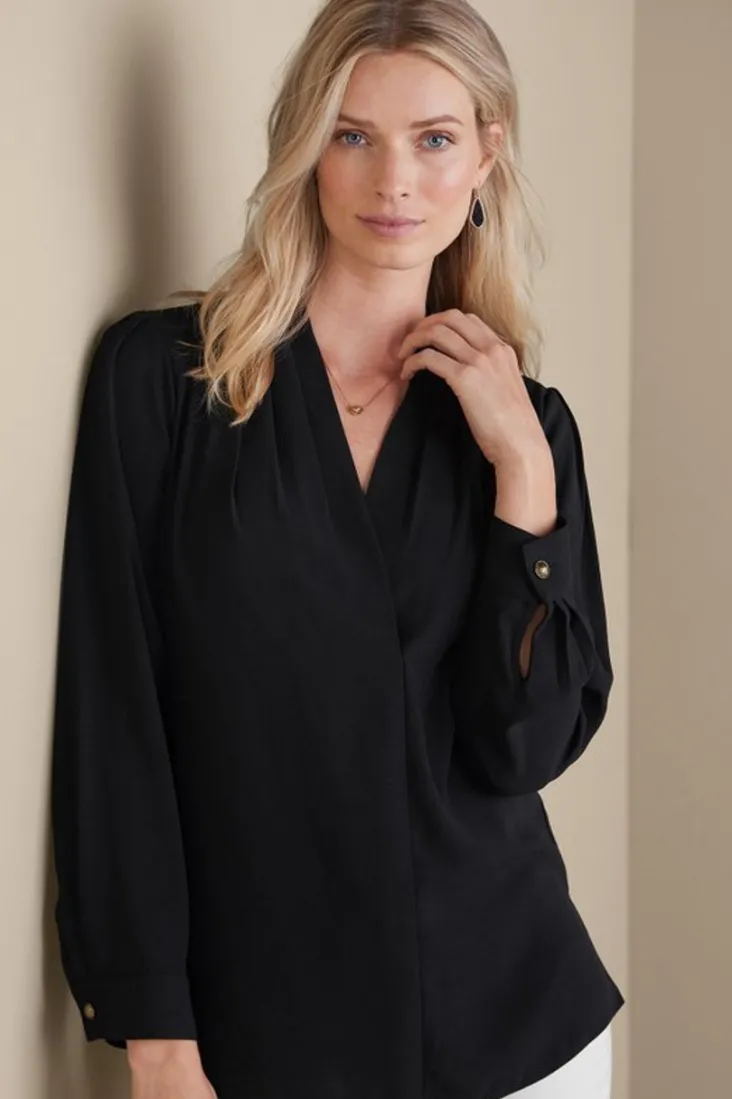 New Soft Surroundings Akira Blouse