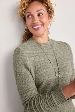 Sale Soft Surroundings Alena Cable Sweater Tunic