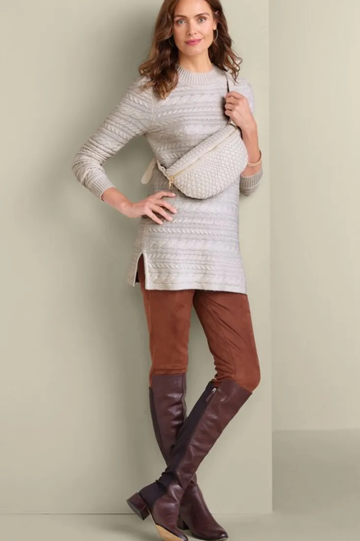 Sale Soft Surroundings Alena Cable Sweater Tunic