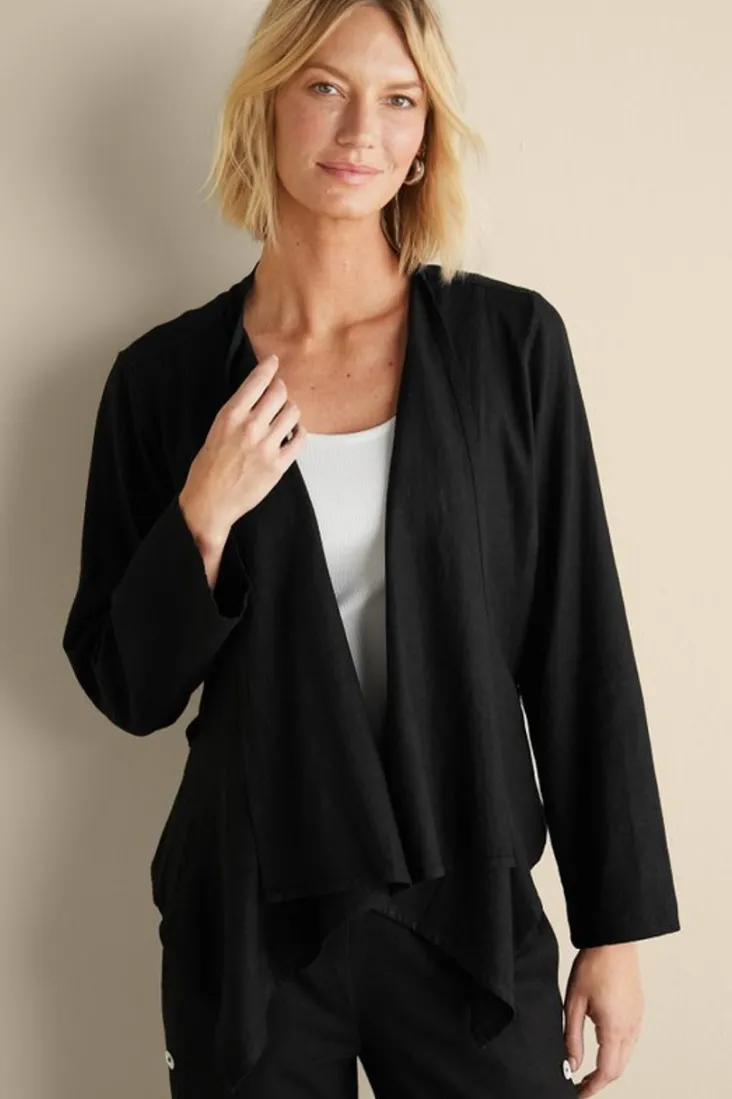 Best Soft Surroundings Alicante Linen Blend Topper Black