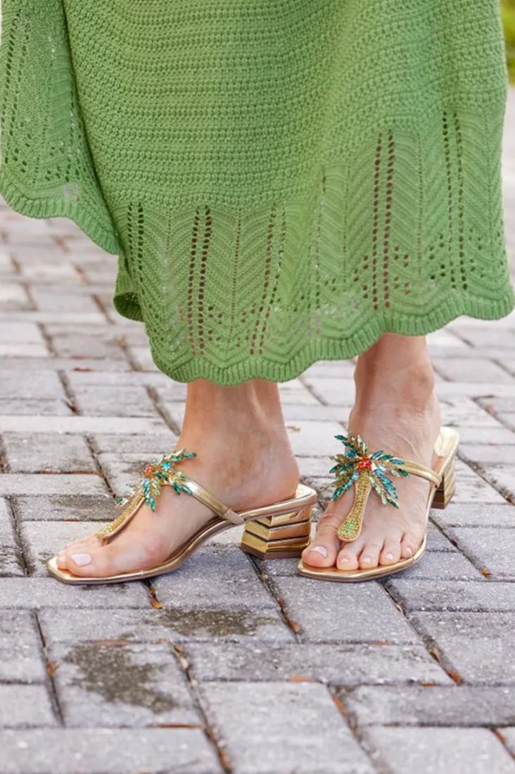 New Soft Surroundings April Crochet Sweater Skirt PiquantGreen