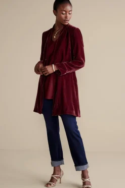 Soft Surroundings Aria Velvet Jacket