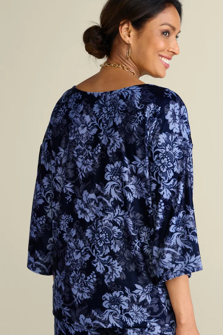 Hot Soft Surroundings Aria Velvet Top