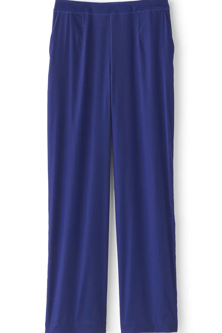 New Soft Surroundings Aria Velvet Wide Leg Pants