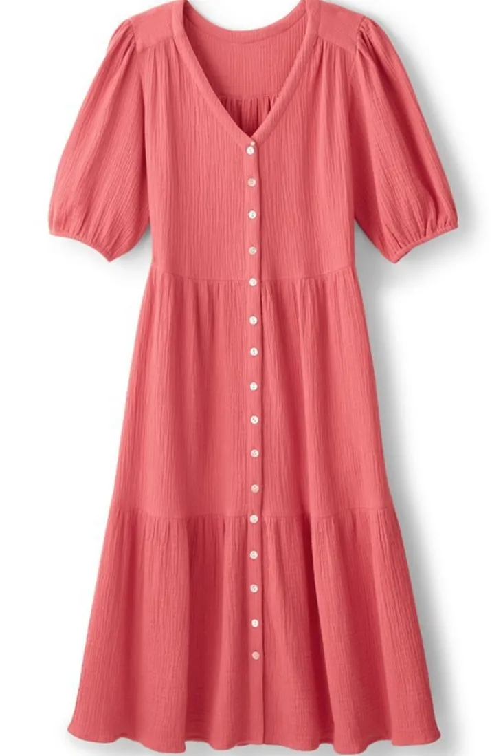 Outlet Soft Surroundings Arielle Gauze Midi Dress