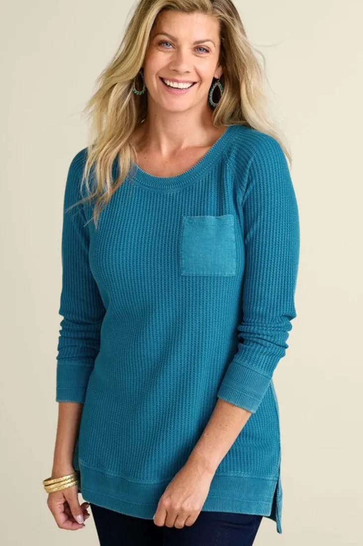 Online Soft Surroundings Autumn Waffle Tunic