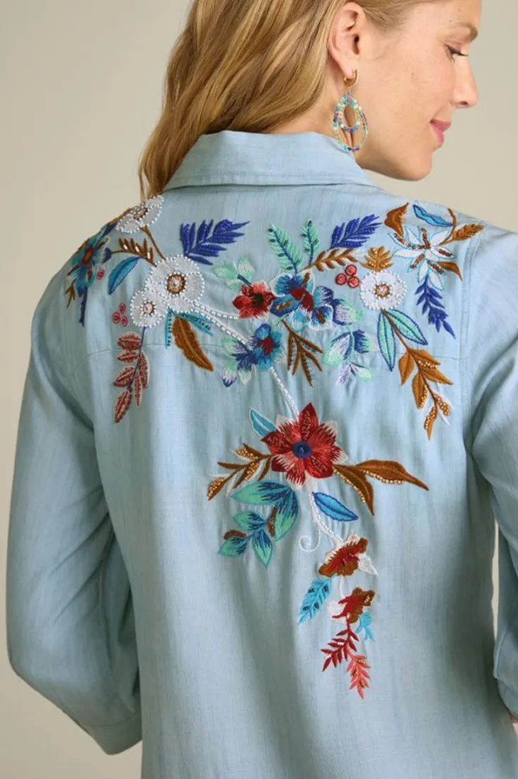 Online Soft Surroundings Aveline Tencel™ Tunic LightChambray