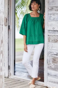 Online Soft Surroundings Avery Top VerdantGreen