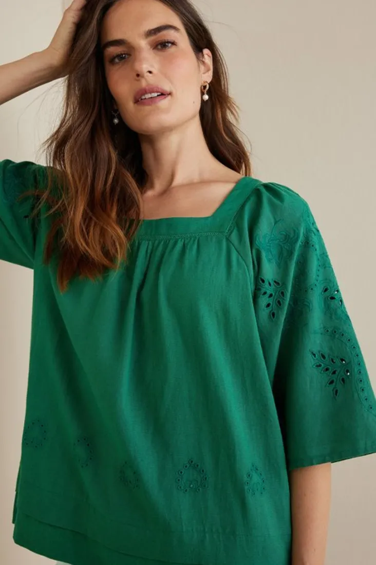Online Soft Surroundings Avery Top VerdantGreen