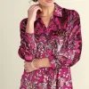 Sale Soft Surroundings Bellarosa Velvet Tunic PinkScarfBurnout