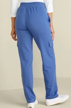 Online Soft Surroundings Birdie French Terry Cargo Pants TrueNavy