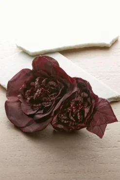 Outlet Soft Surroundings Bordeaux Blooms Pin Burgundy