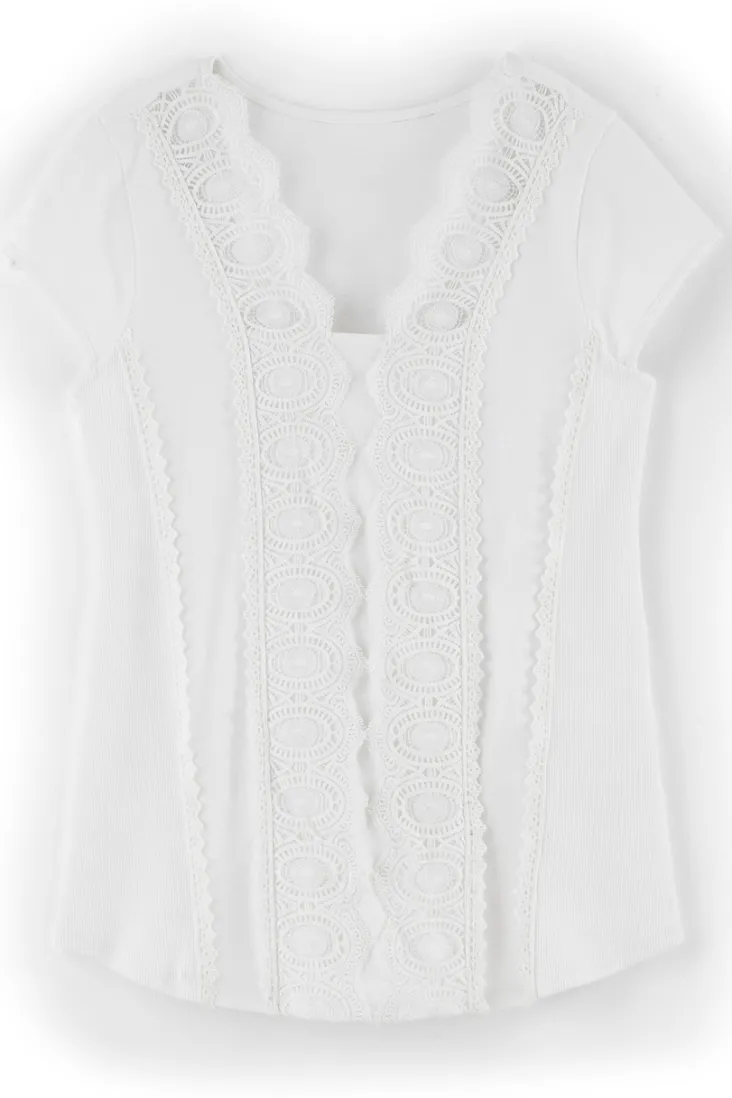 Outlet Soft Surroundings Breelyn Top White