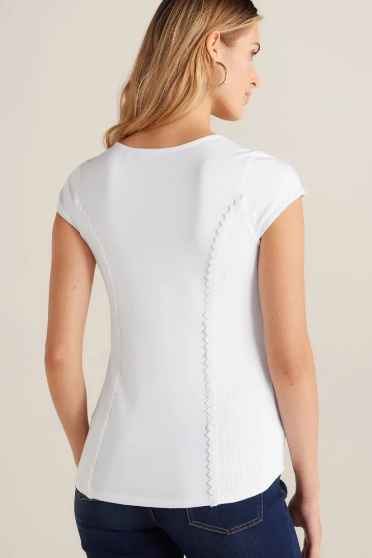 Outlet Soft Surroundings Breelyn Top White