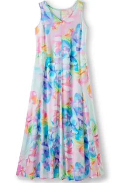 Soft Surroundings Brenda Maxi Dress PainterlyMultiFloral