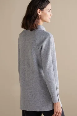 Outlet Soft Surroundings Brooke Tunic Black/WhiteCombo