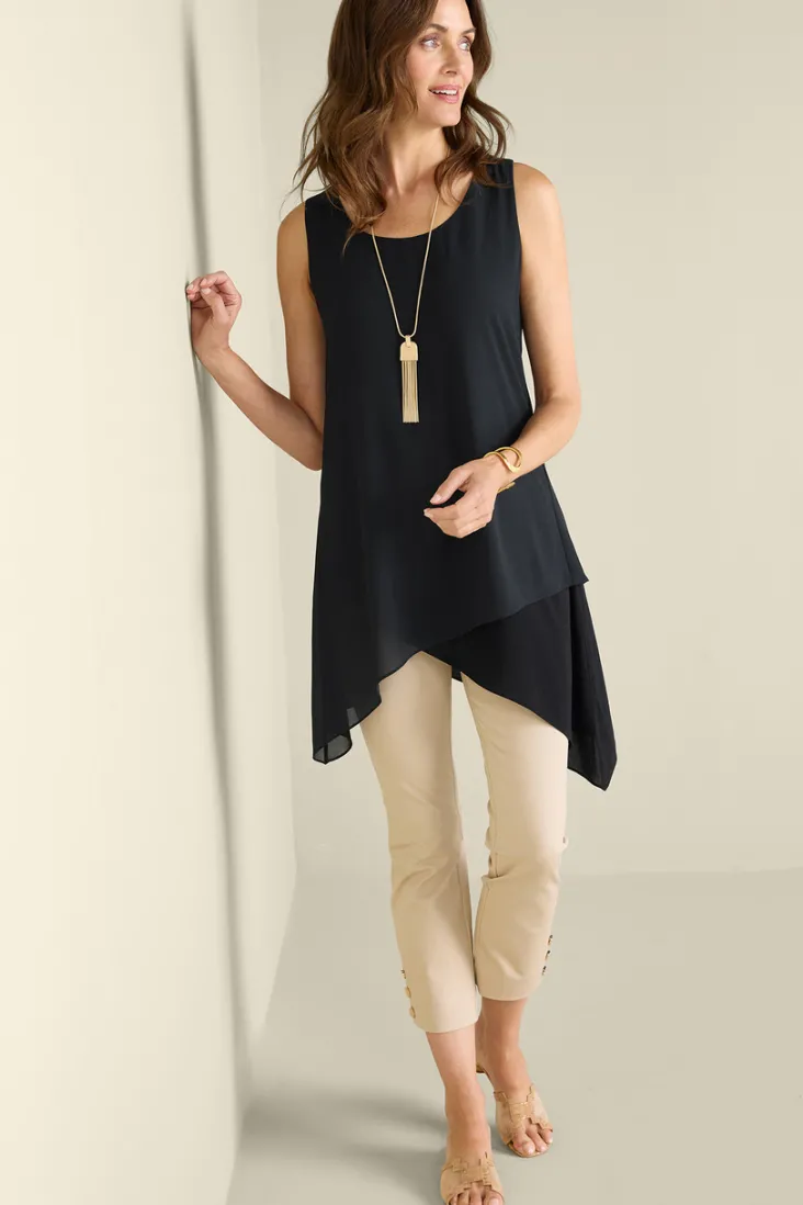 Sale Soft Surroundings Celine Tunic Black