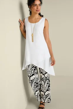 New Soft Surroundings Celine Tunic I IvoryPearl