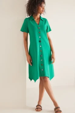 Outlet Soft Surroundings Danielle Button Dress