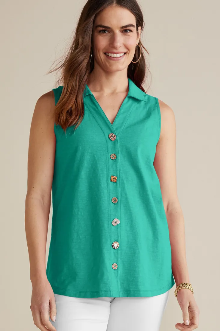 Soft Surroundings Danielle Sleeveless Tunic