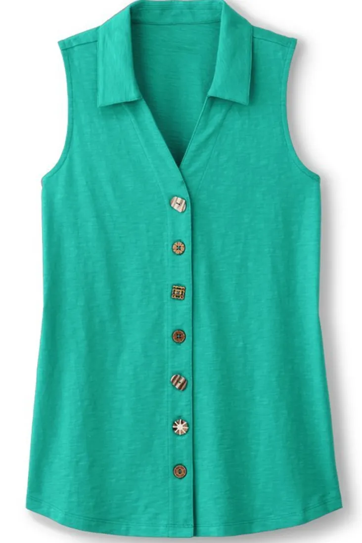 Soft Surroundings Danielle Sleeveless Tunic
