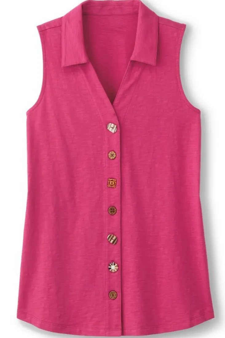 Soft Surroundings Danielle Sleeveless Tunic