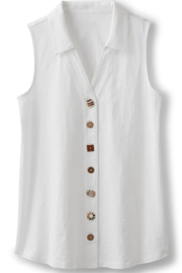 Soft Surroundings Danielle Sleeveless Tunic