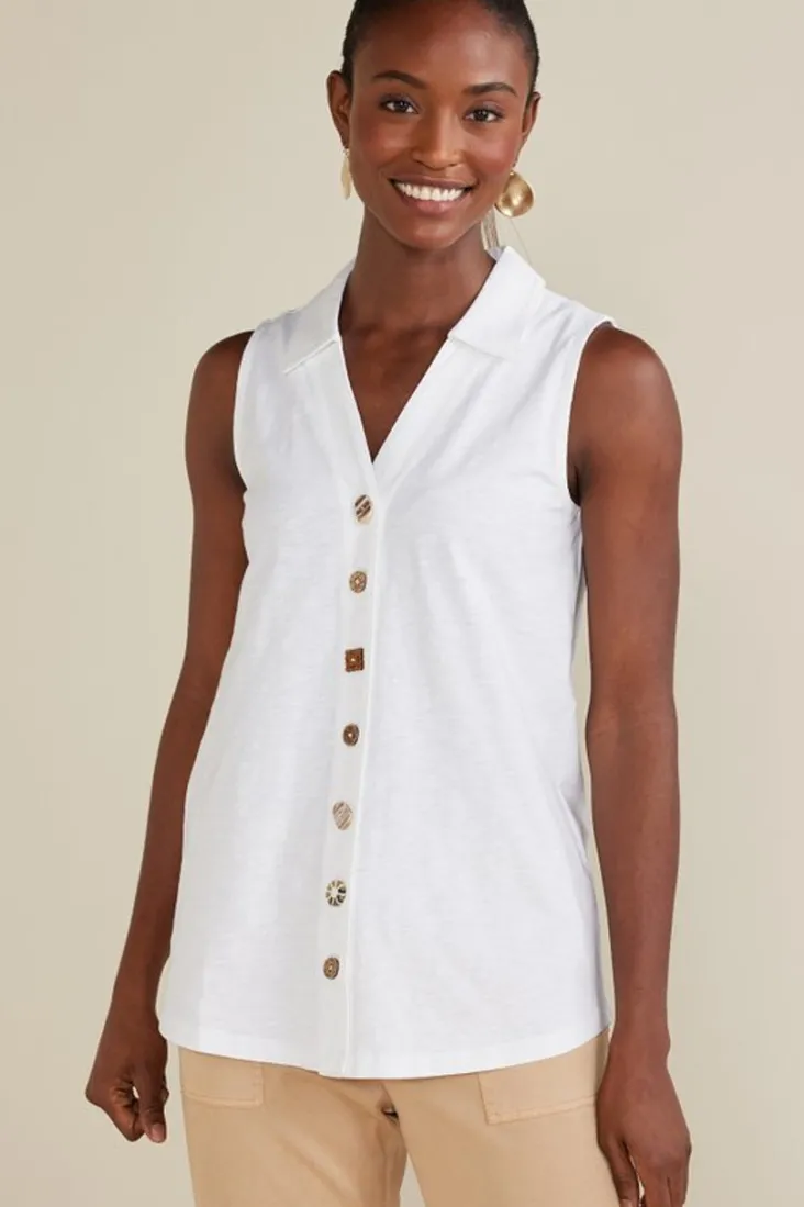Soft Surroundings Danielle Sleeveless Tunic