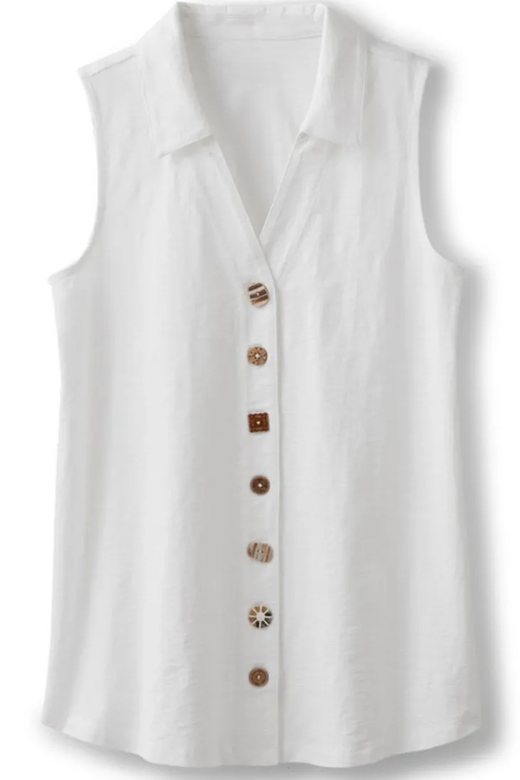 Soft Surroundings Danielle Sleeveless Tunic