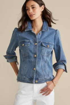 Best Soft Surroundings Diana Shapely Denim Jacket