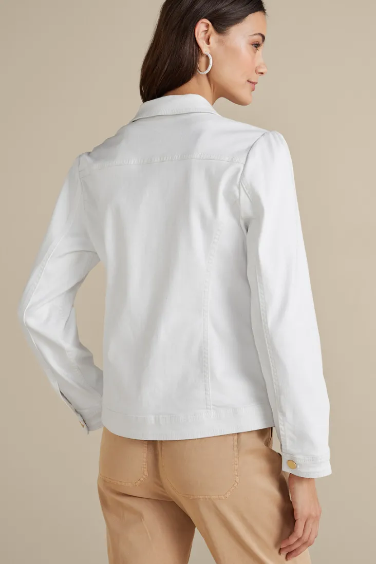 Best Soft Surroundings Diana Shapely Denim Jacket