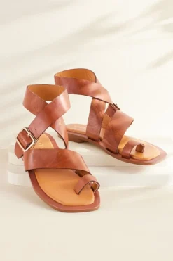 Outlet Soft Surroundings Diba True Cite See Buckle Sandal Whiskey