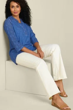 New Soft Surroundings Draco Tunic CoastalBlue
