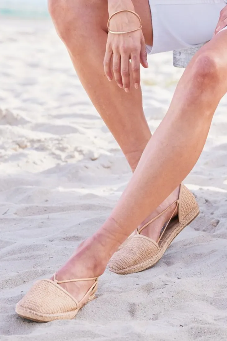 Online Soft Surroundings Eileen Fisher Lee Raffia Stretch Espadrille Natural
