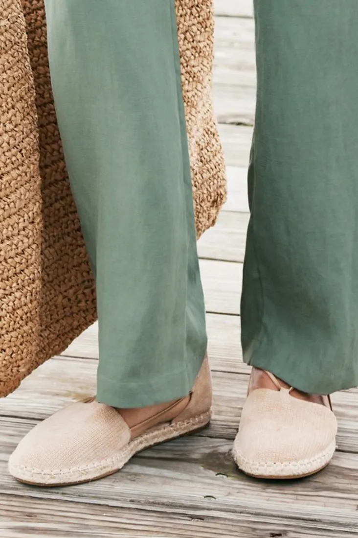 Online Soft Surroundings Eileen Fisher Lee Raffia Stretch Espadrille Natural