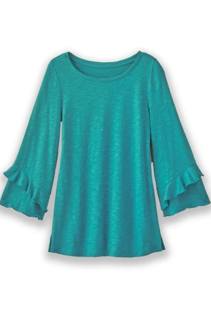 Outlet Soft Surroundings Erin Linen Blend Tunic