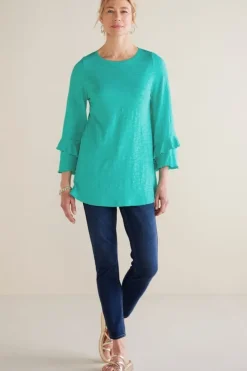 Outlet Soft Surroundings Erin Linen Blend Tunic
