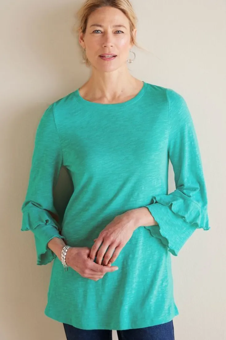 Outlet Soft Surroundings Erin Linen Blend Tunic