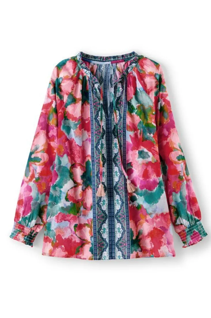 Soft Surroundings Evalina Top PinkRanunculus