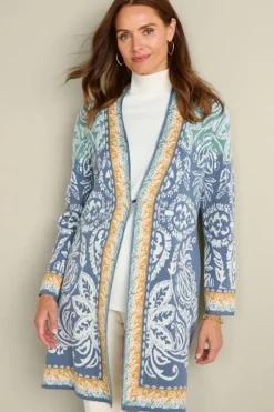 Clearance Soft Surroundings Ezer Jacquard Duster WeekendScarf