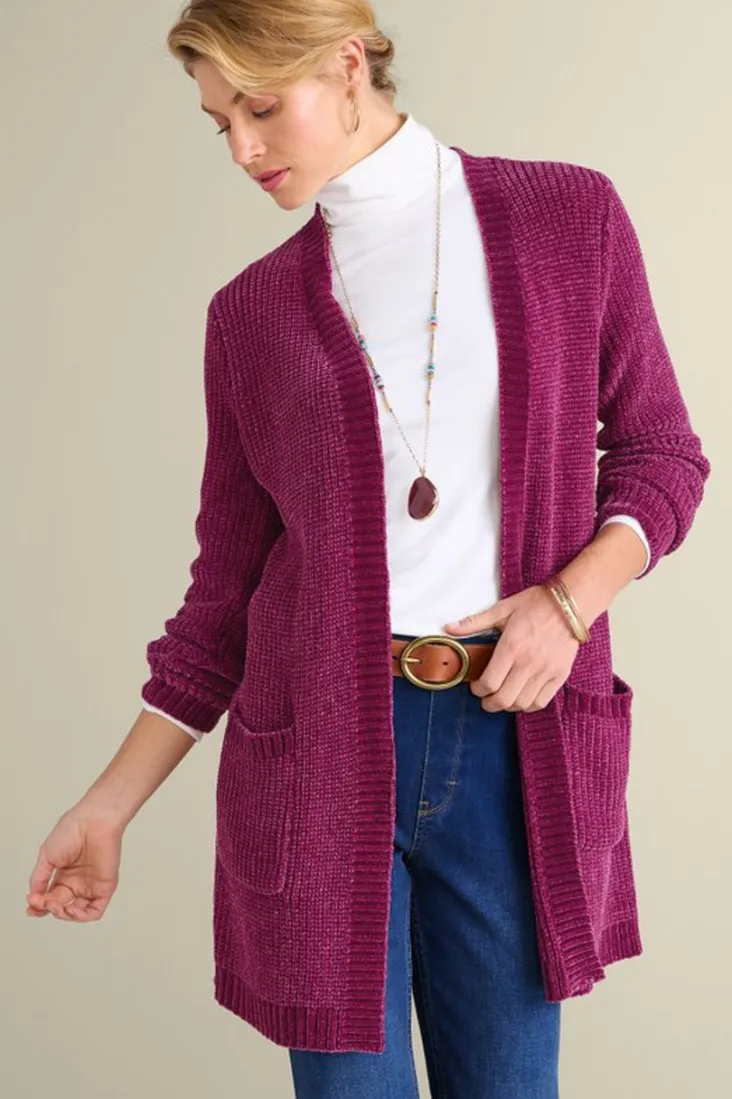 Online Soft Surroundings Faith Chenille Cardigan