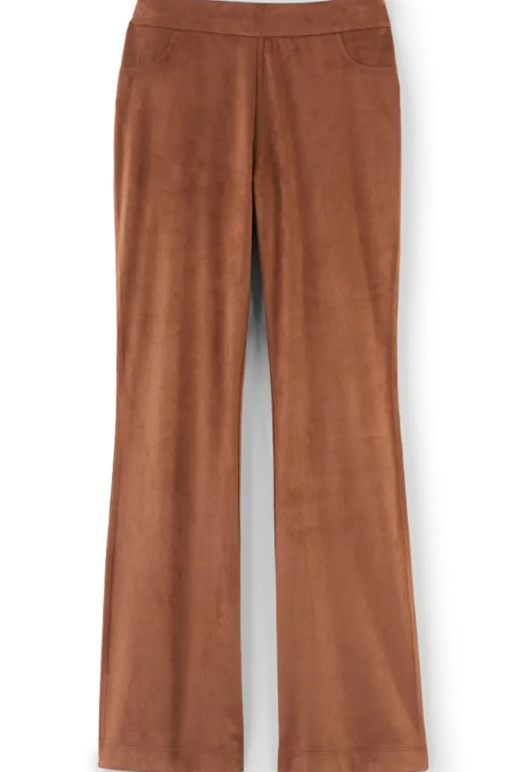 Online Soft Surroundings Faux Suede Bootcut Pants