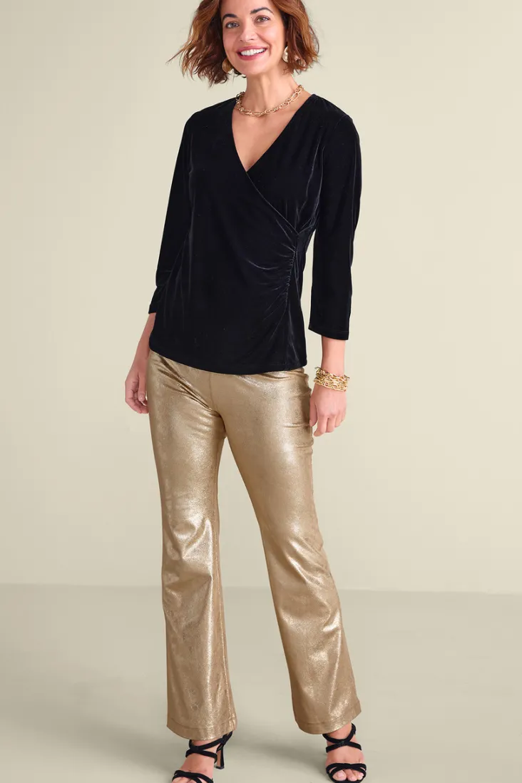 Online Soft Surroundings Faux Suede Bootcut Pants