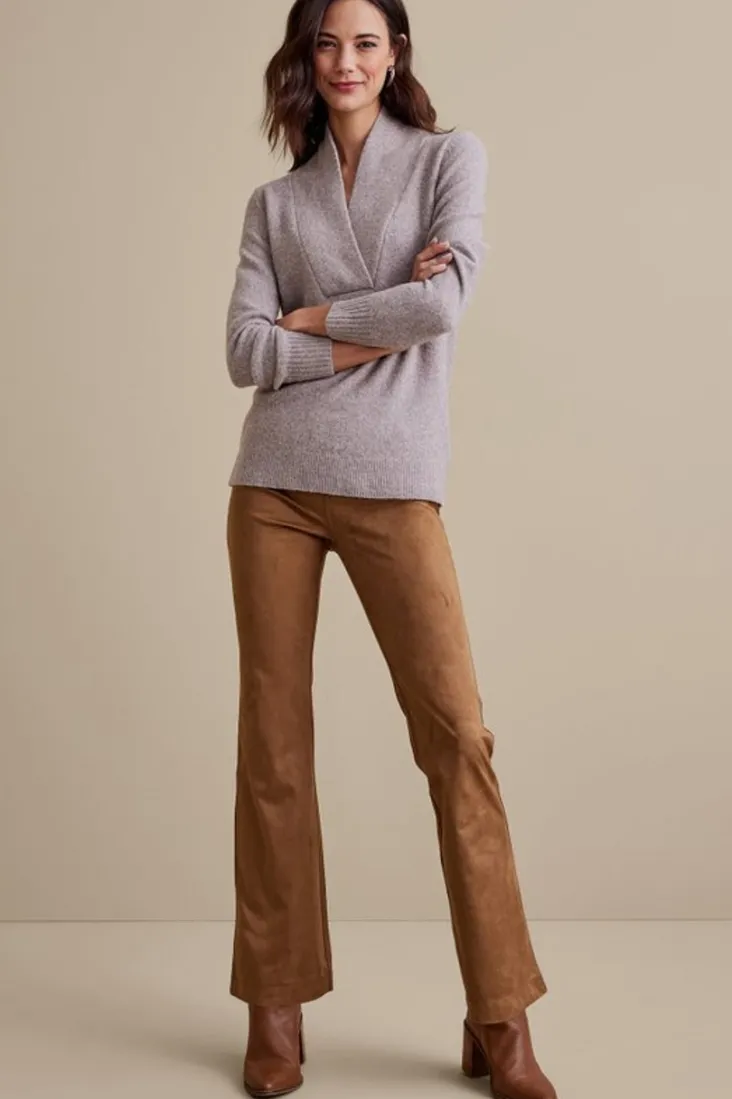 Online Soft Surroundings Faux Suede Bootcut Pants