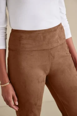 Discount Soft Surroundings Faux Suede Pull-On Leggings