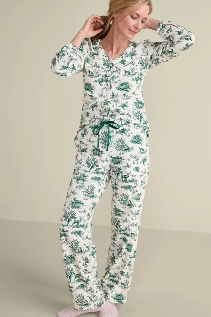 Outlet Soft Surroundings Festive Finley Sleep Set