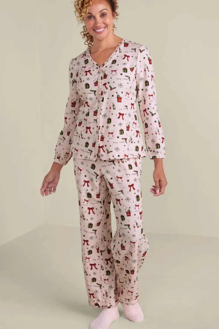 Outlet Soft Surroundings Festive Finley Sleep Set